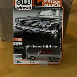 Auto World 62 Chevy Impala Convertible Diecast