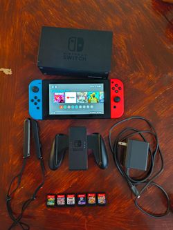 Nintendo Switch Console Bundle with Games& accessories