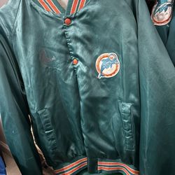 Miami Dolphins 1990s Vintage Bomber Jacket