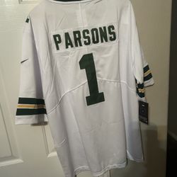 Micah parsons Nike Green Bay Packers white jersey size L