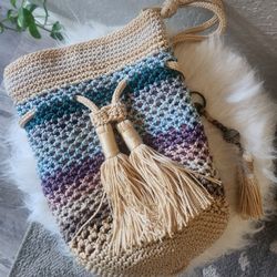NWT The Sak Sayulita Hand Crochete Bag Hobo Shoulder Purse Crossbody 