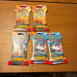Pokémon Surging Sparks Packs Sealed Brand New 