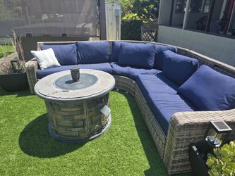 Outdoor Sectional with Reclining ends