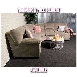 Beige Sectional Sofa Couch Sala