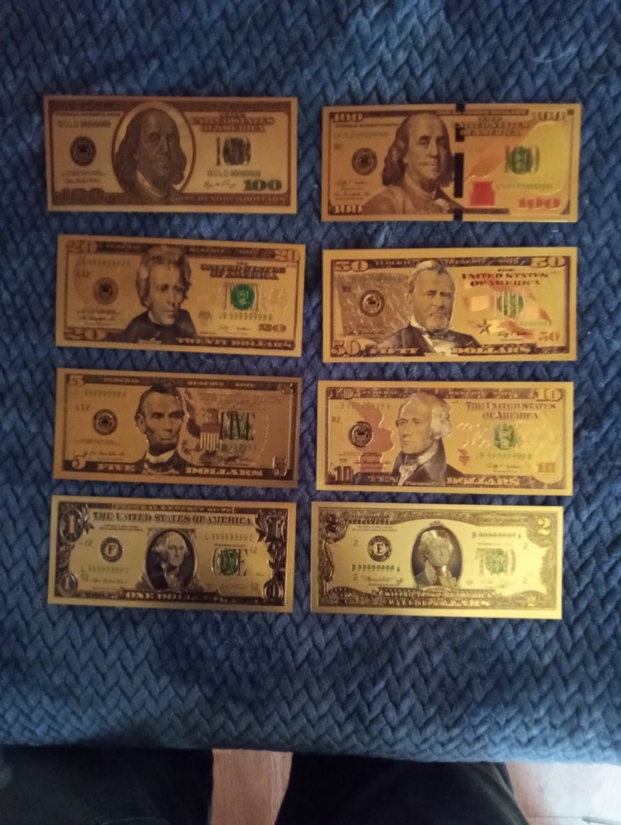 24k Gold Currency 