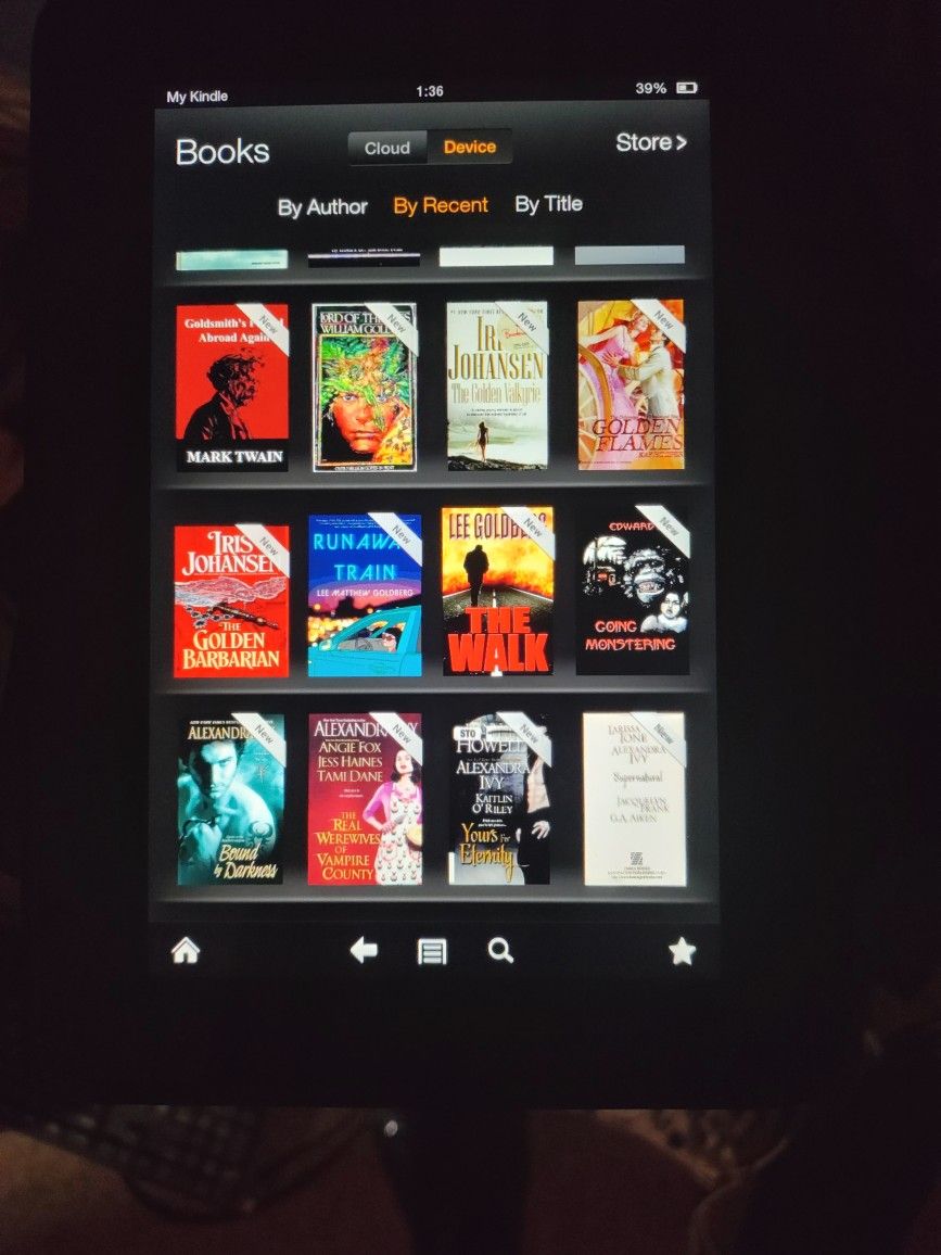 Kindle Loaded With Over 10 000 Books Plus A Free Nook Loaded With Over 2500 Books