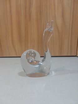 Glass Snail/Slug Paperweight