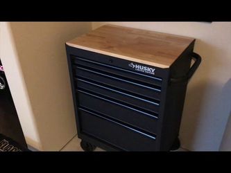Husky 26 in. Hardwood Tool Cabinet Top