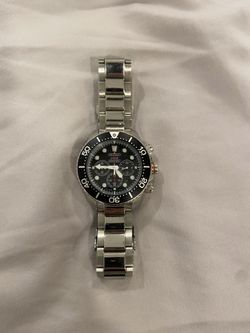 Seiko Solar Chronograph Diver 200m Watch (SSC015)