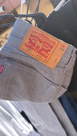 Levi's 501 Jeans W30 L30 Gray