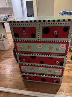 Hand Painted Dresser