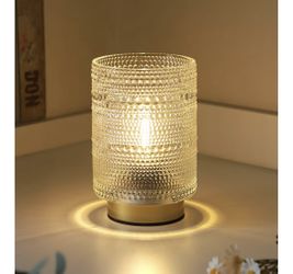 Shelf Decorative Aesthetic Lamp with Timer for Bedside/Coffee Table/Bookshelf Decor,Small Battery Operated Cordless Lamps with Warm Moody Lighting for