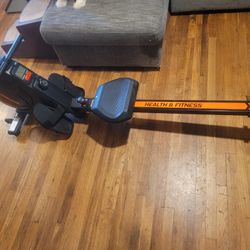 Magnetic/Water Rowing Machine (Super Quiet + Stores Vertically)