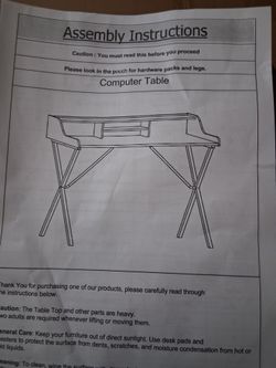 Computer desk