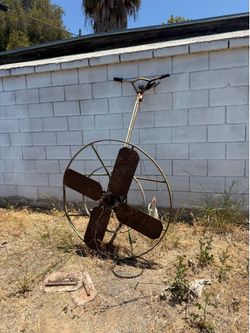 Concrete Power Screed Blade / Frame – For Parts or Rebuild