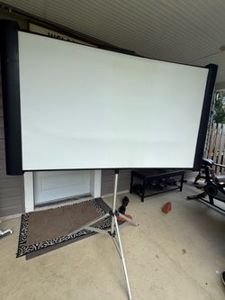 espon duet 80 inch projector screen