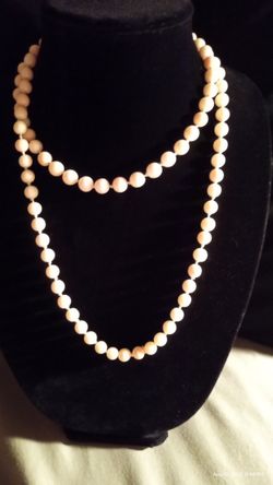 Angel Skin Coral Necklace 