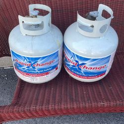 Exchange Propane (2) Tanks For Sale