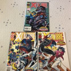 X-Calibure 1-3 Comic Lot Vf Nm 