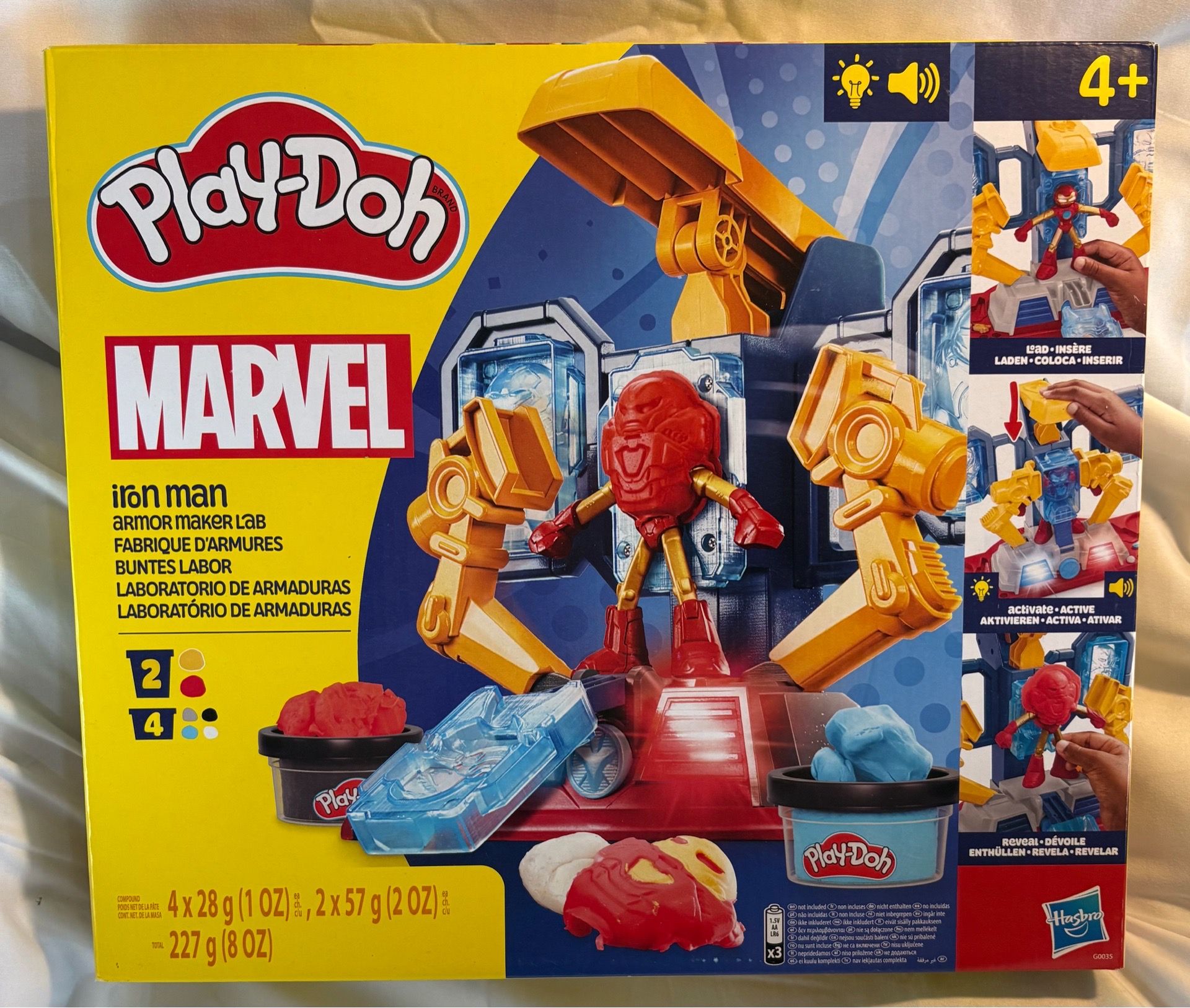 Brand New Play-Doh Marvel Iron Man Armor Maker Lab Set