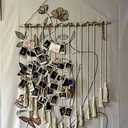 Polaroid macramé hanging decor!