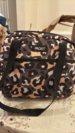 PackIt Insulated Lunch Bag Leopard Print