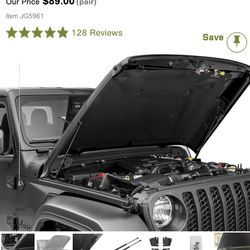 RIVAL 4x4 Hood Lifts Jeep JT Wrangler JL