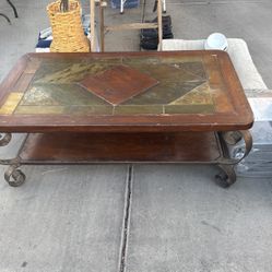 Marble coffee table