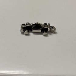 Silver Race Car Pendant Urn