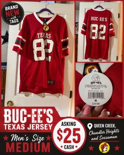 🏈 Brand New Buc-ee’s Texas Jersey 🏈