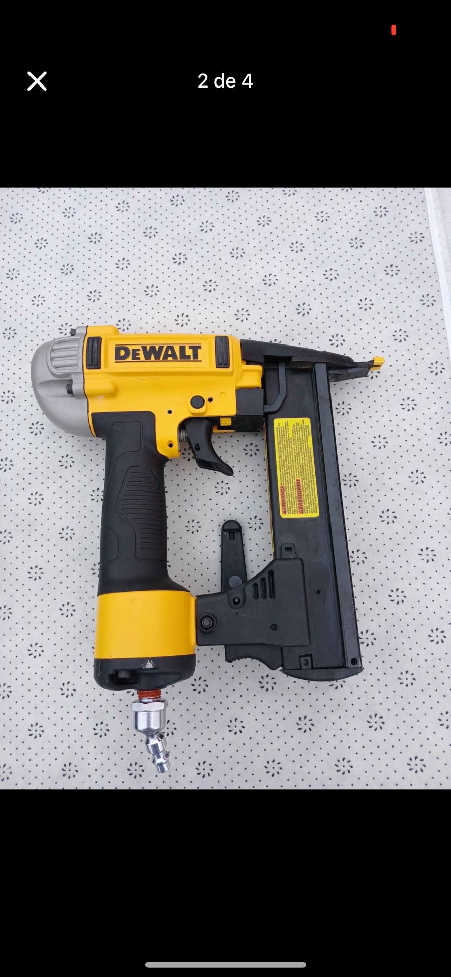 Finished nailer 18ga Dewalt