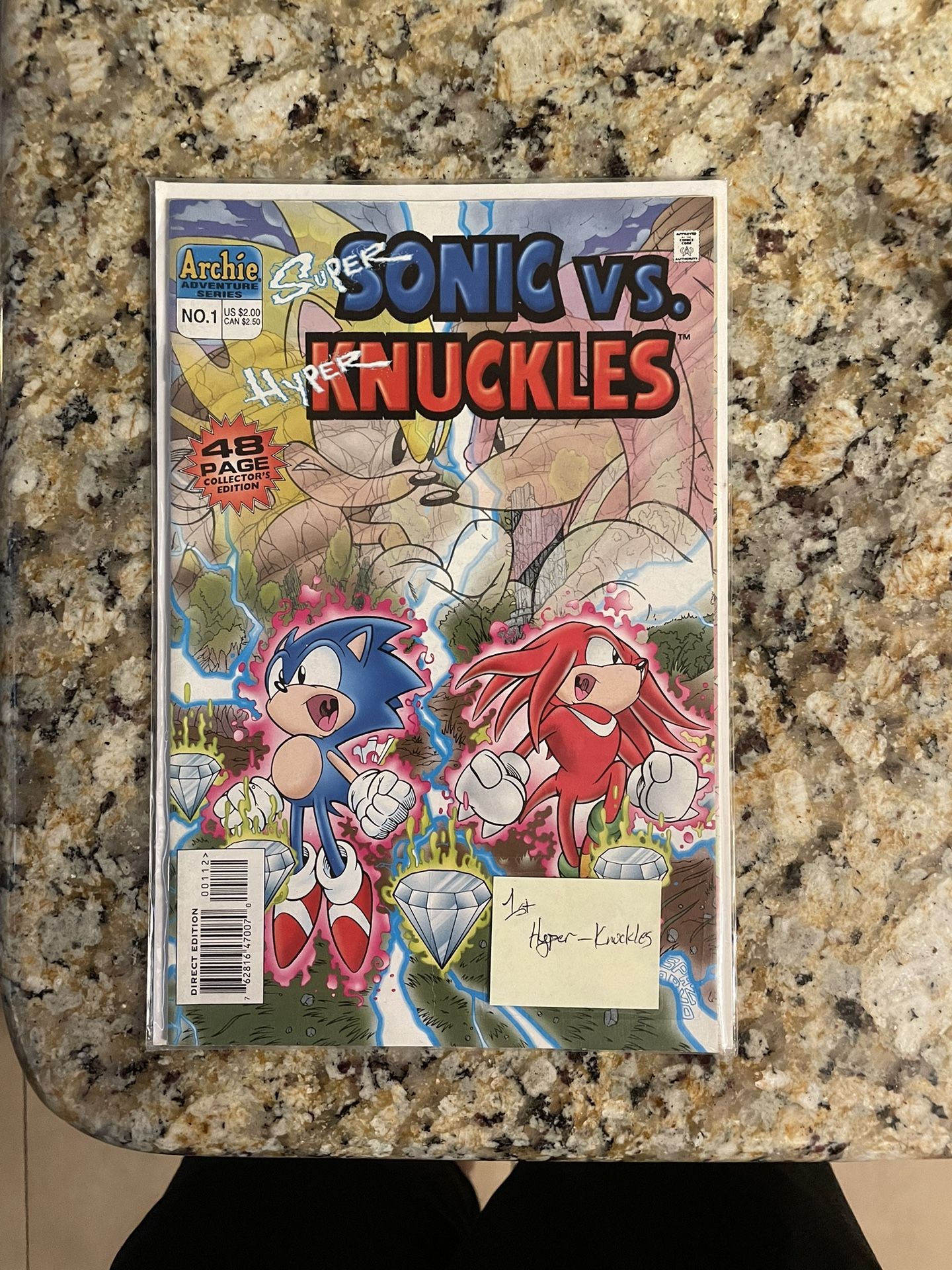 Super Sonic vs Hyper Knuckles Issue #1