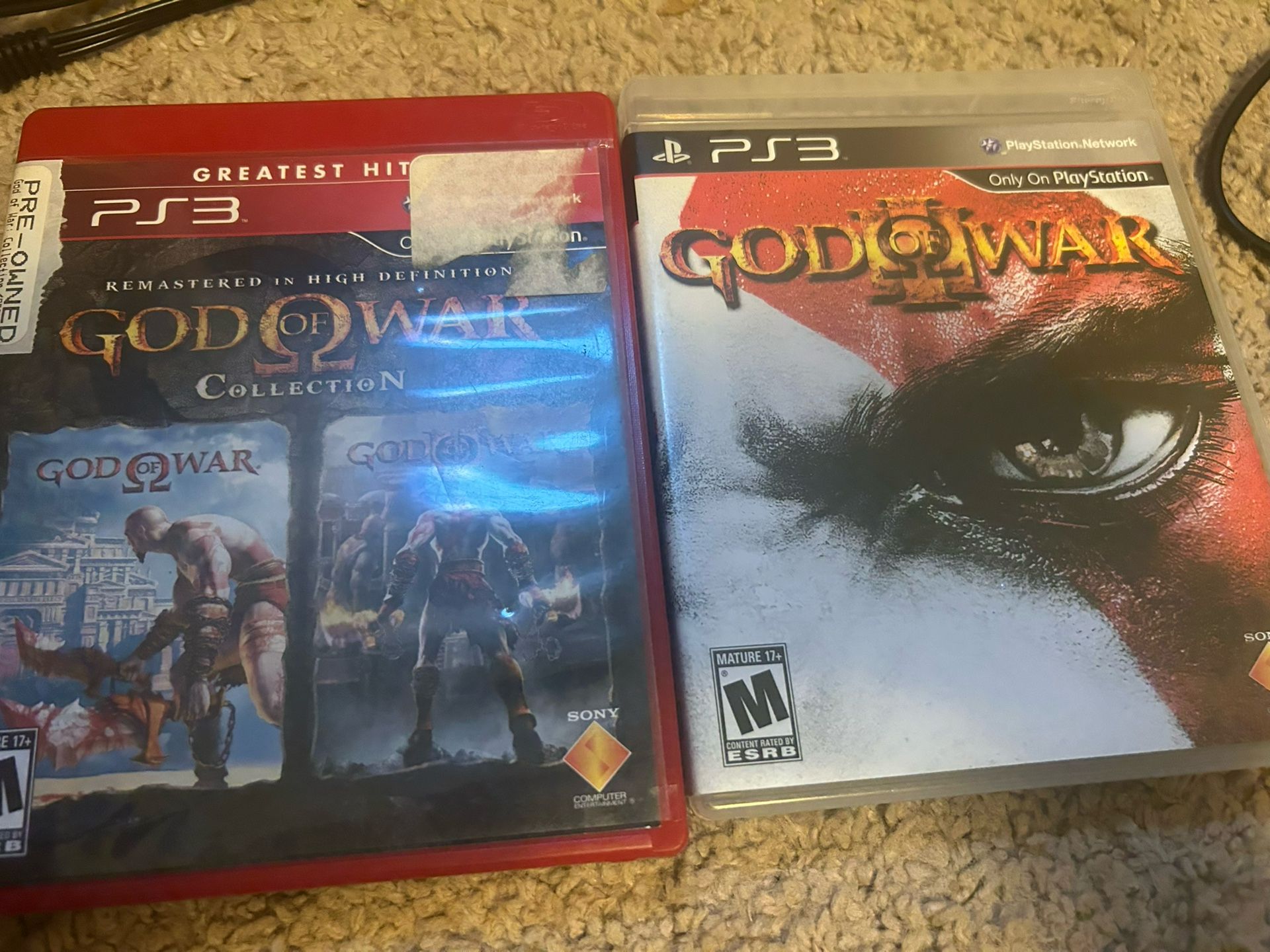 God Of War 1,2,3 PS3