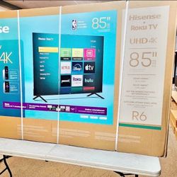 85 Tv Hisense Smart 4k HDTV In Box 6 Month Warranty Free Delivery 