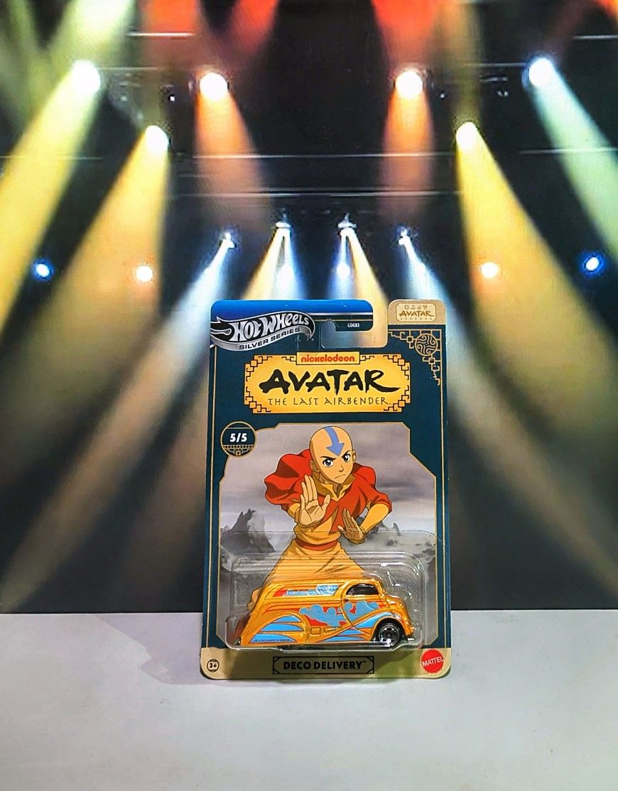 HOT WHEELS DECO DELIVERY AVATAR SILVER SERIES METAL BASE