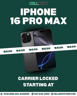 iPhone 16 pro max carrier locked