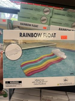 Rainbow Float & Popsicle float 