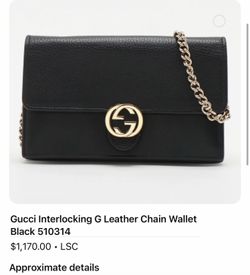 Gucci chain wallet