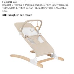 Baby Delight Heirloom Aspen Organic Wooden Bouncer 