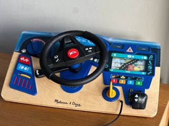 Melissa and Doug the Melissa & Doug Vroom & Zoom Interactive Dashboard driving toy