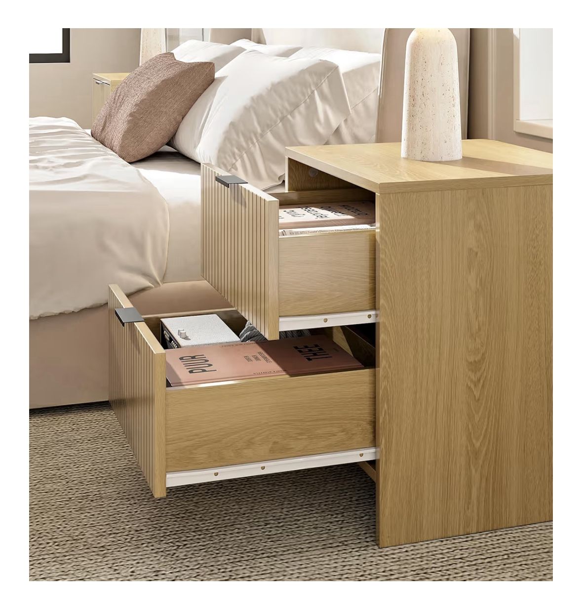 Brand New Nightstand With Drawers