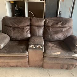 Reclining Sofa and Love Seat