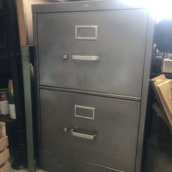 Vintage Steel File Cabinet 