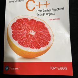 Book C++ 9 Edition