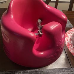 Hot pink baby seat