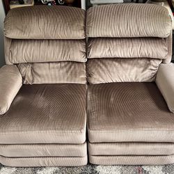 Original Lazy Boy Loveseat Manual Recliner 