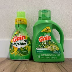 Brand New Gain Detergent & Softener Bundle $10