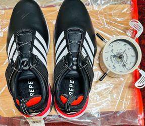 Premium Golf Shoes & Novelty Watch Bundle - Brand New!