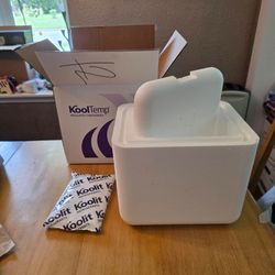 FREE - Styrofoam Travel Cooler, Shipping Box, & Cold Pack