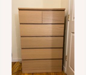 IKEA Malm 6 Drawer Dresser